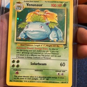 Rare Holo mint condition Pokémon card Venusaur